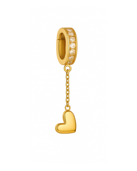 Golden Heart Charm